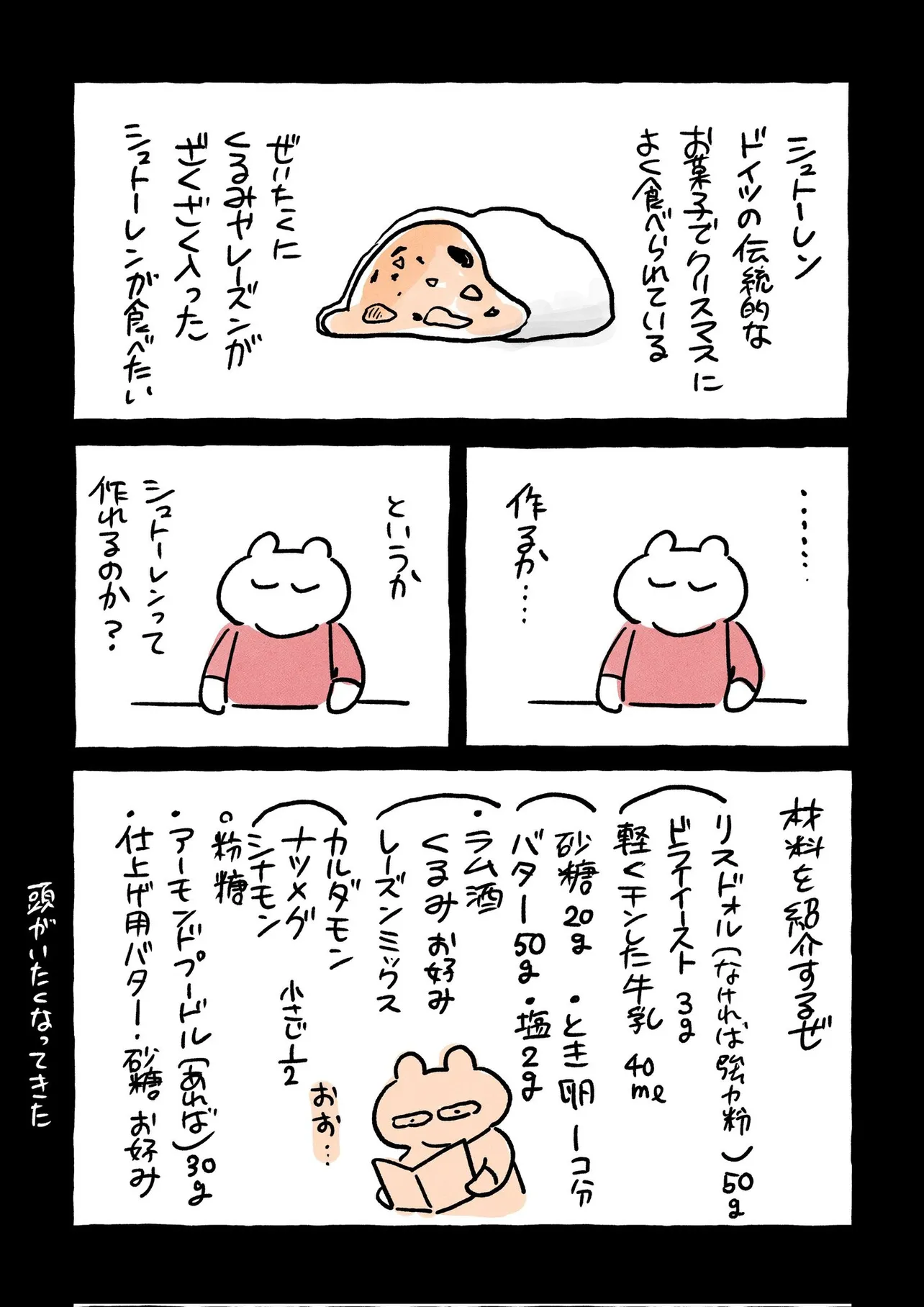『今年も来たぜシュトーレンの季節が』(1／6)