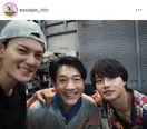【写真】佐野勇斗＆結木滉星＆飯田基祐、笑顔の仲良しオフショット