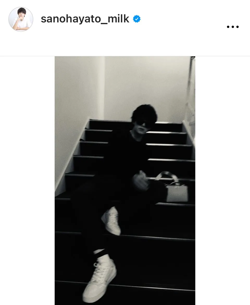 ※画像は佐野勇斗Instagram(sanohayato_milk)より