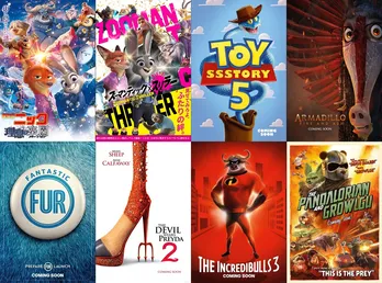 有名作品が“ズートピア”風に変身…「名探偵コナン」や「トイ・ストーリー」のパロディポスターが解禁