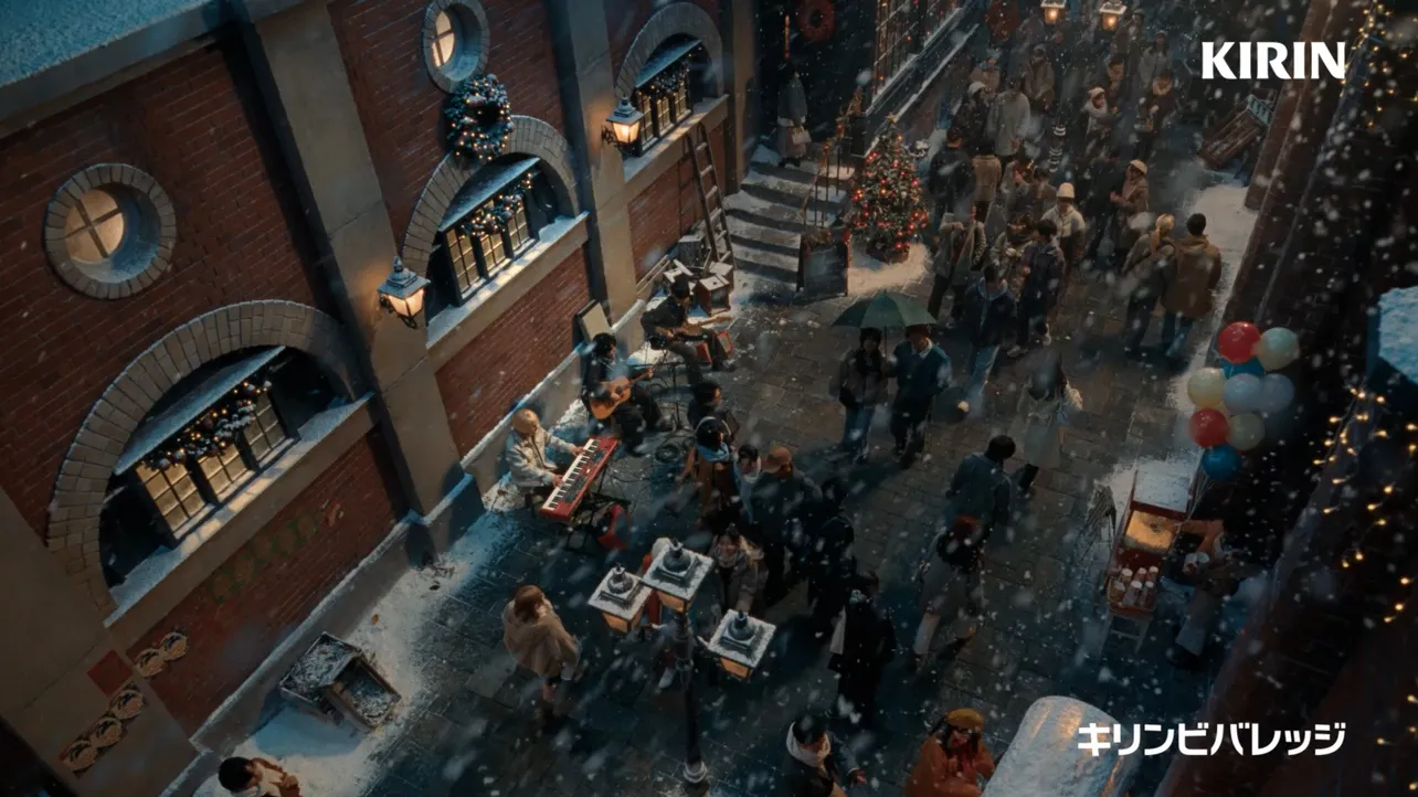 「キリン 午後の紅茶」の新CM「奇跡の前夜」篇より