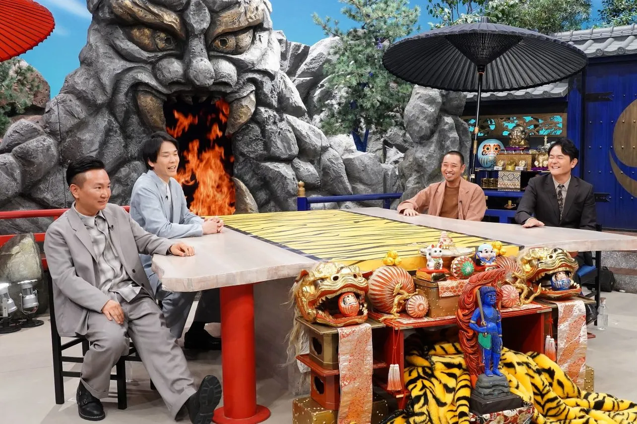 【写真】「サビだけカラオケ」の挑戦者の奮闘を楽しむ千鳥とかまいたち