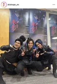 佐藤大樹＆木村慧人＆加藤諒…ポスター前での3ショット