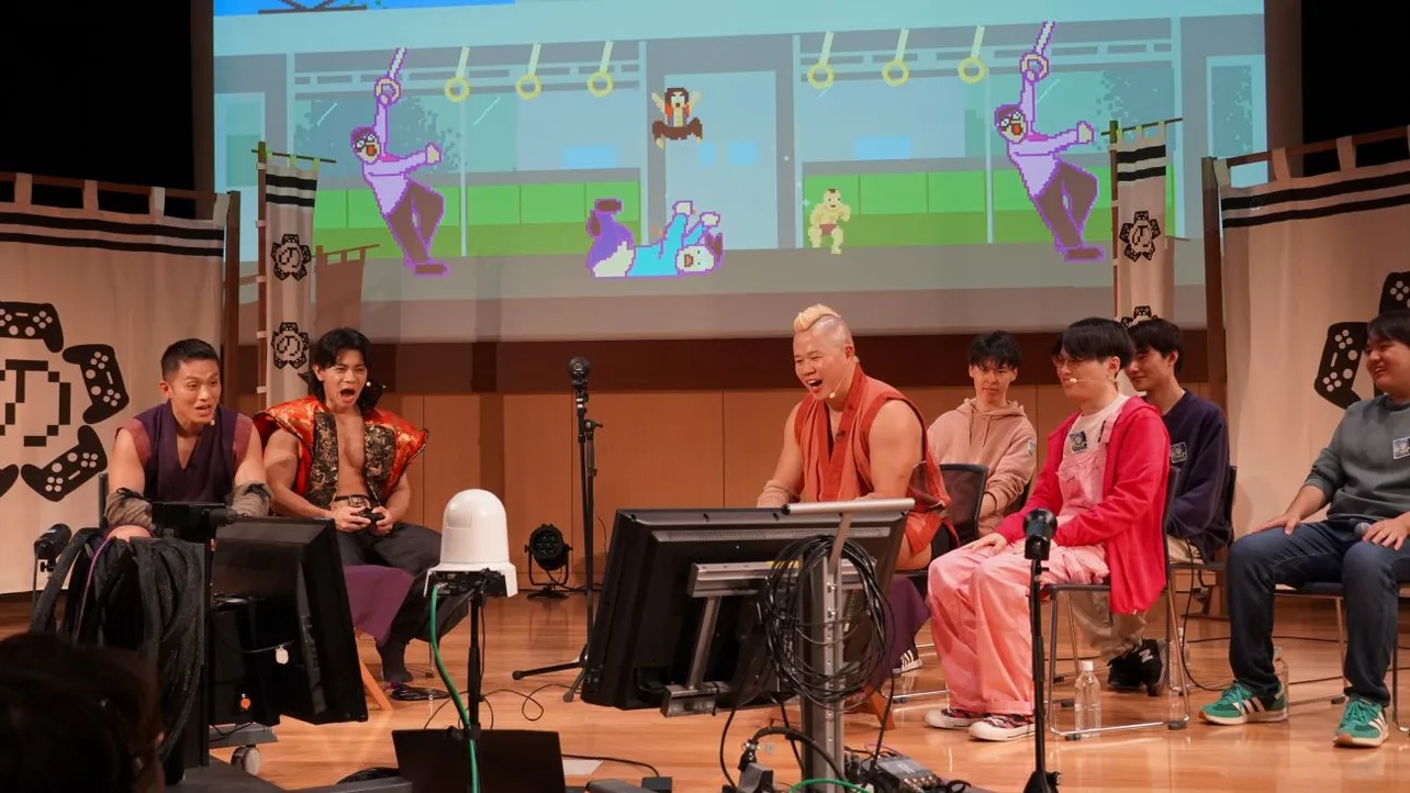 床が滑って、思ったようにキャラを動かせず、大苦戦