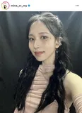 TWICE・ミナ、ミニスカワンピ姿を投稿、美肌＆美脚＆美デコルテあらわ…「綺麗すぎる」「本物のプリンセス」などファン絶賛