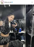 TWICE・ミナ、ミニスカワンピ姿を投稿、美肌＆美脚＆美デコルテあらわ…「綺麗すぎる」「本物のプリンセス」などファン絶賛