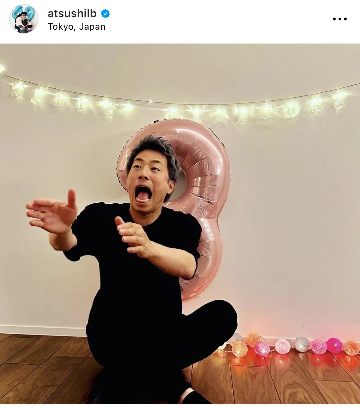 ※画像は田村淳公式Instagram(@atsushilb)より