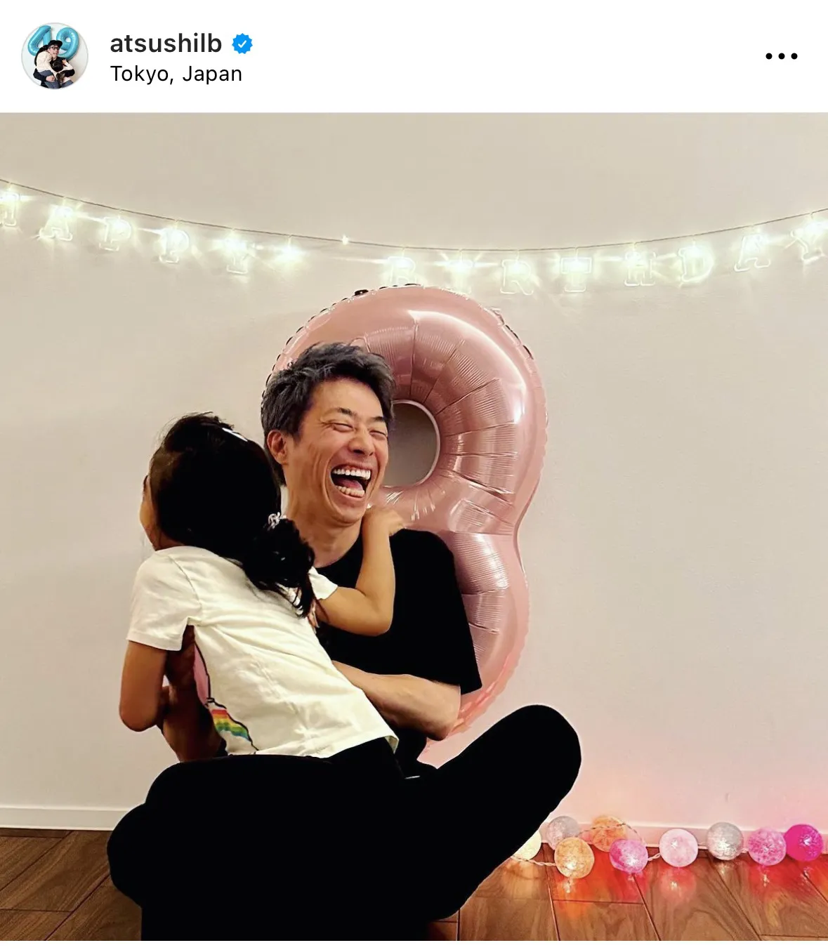 ※画像は田村淳公式Instagram(@atsushilb)より