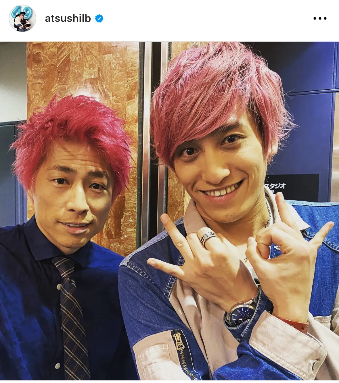 ※画像は田村淳公式Instagram(@atsushilb)より