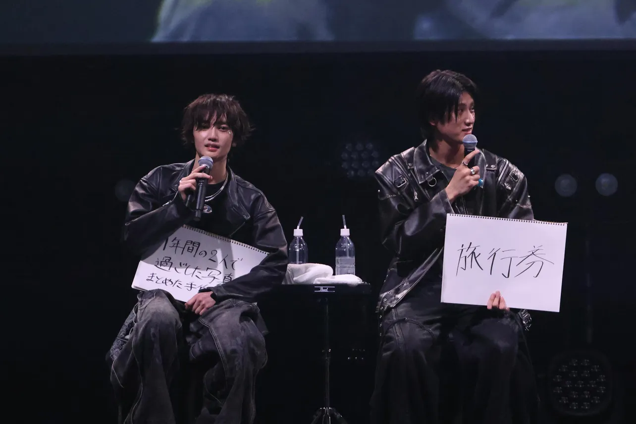 (左から)ICEx・山本龍人、阿久根温世