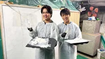 【写真】左官体験に挑戦するGENERATIONSの片寄涼太