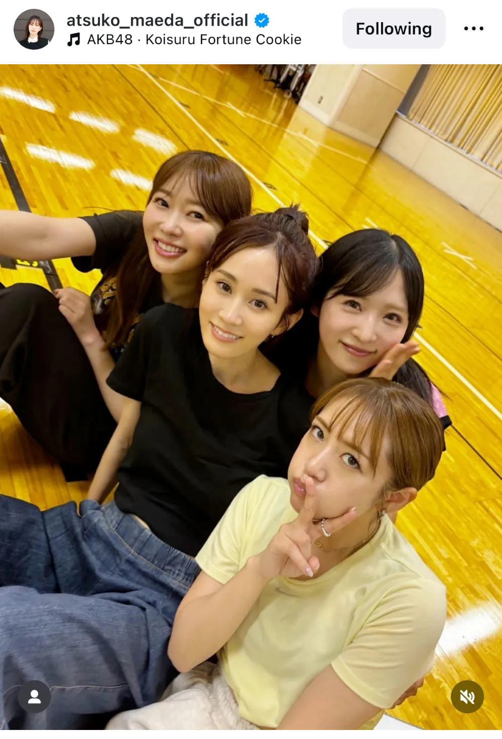 前田敦子、高橋みなみ、指原莉乃、小栗有以