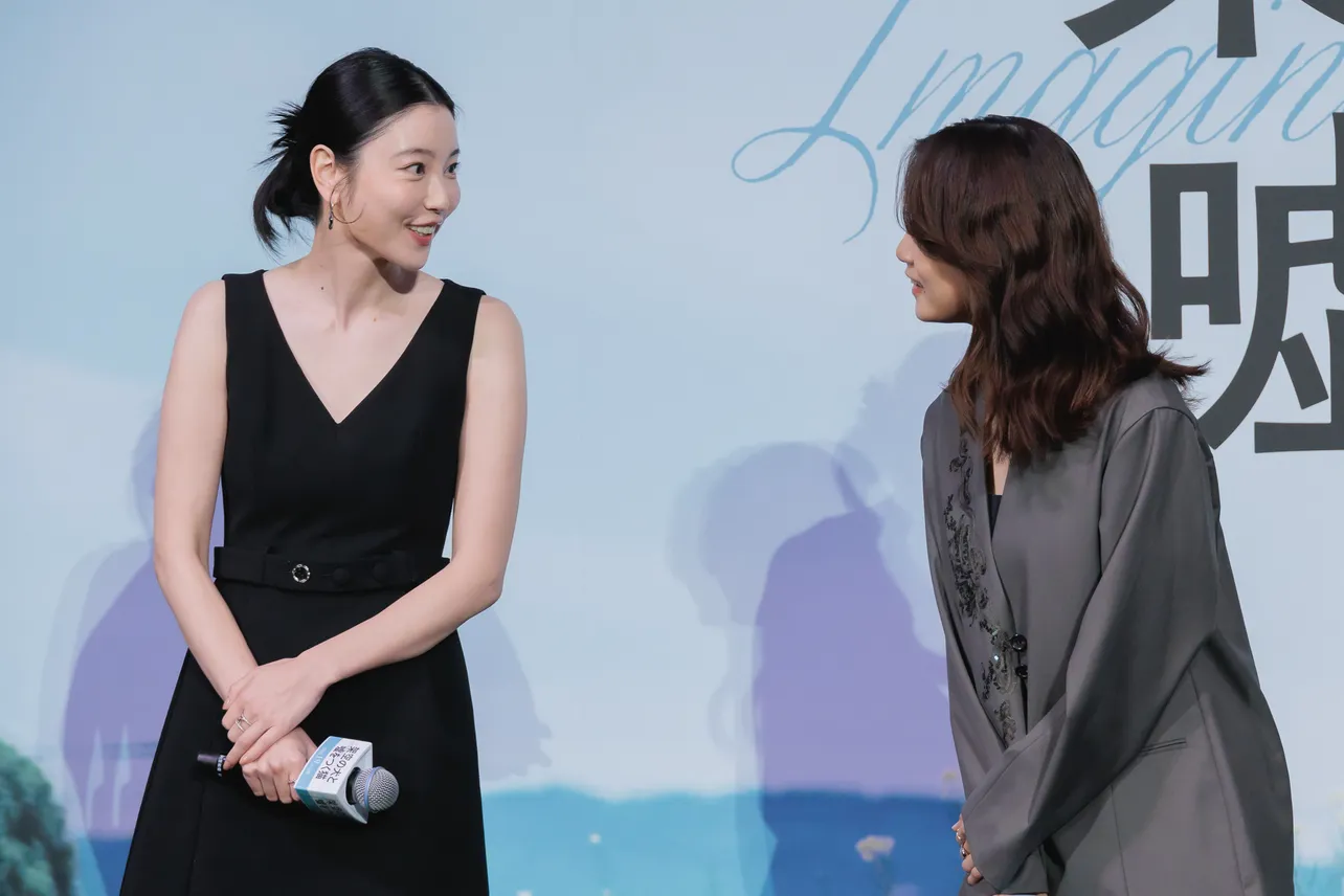 映画「架空の犬と嘘をつく猫」舞台あいさつ付き完成披露上映会より