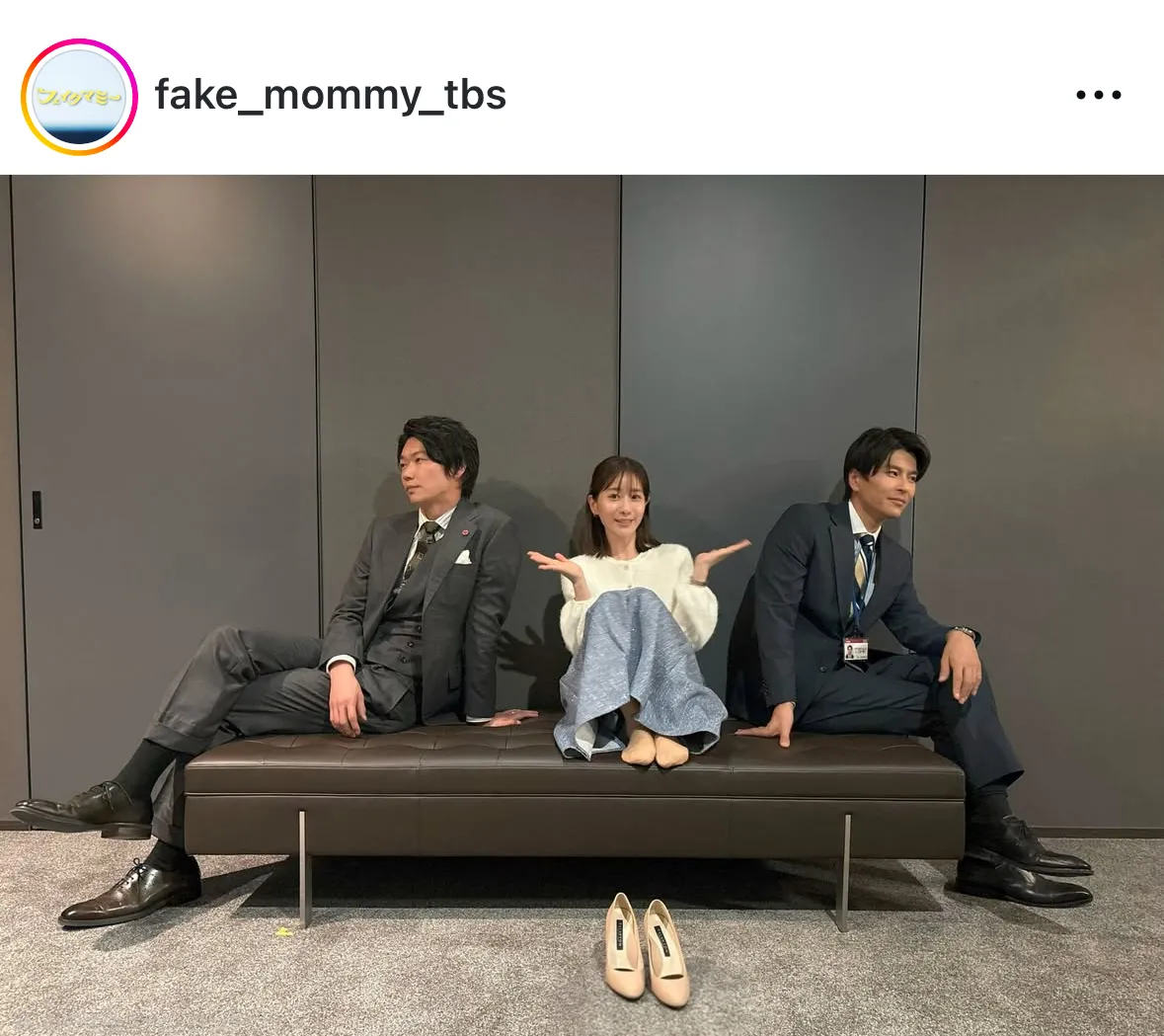 【写真】田中みな実、イケメン二人に挟まれキュートにポーズ