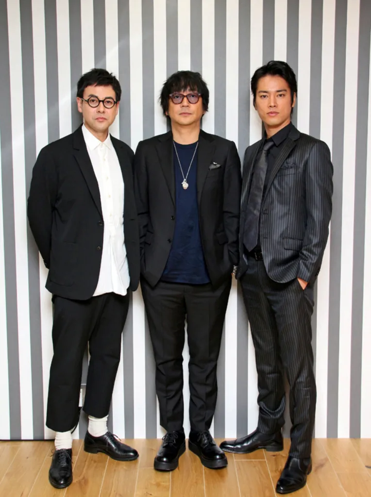 映画「ビジランテ」でトリプル主演を務める。(左から)鈴木浩介、大森南朋、桐谷健太