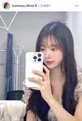 ※堀未央奈オフィシャルInstagram(horimiona_official)より