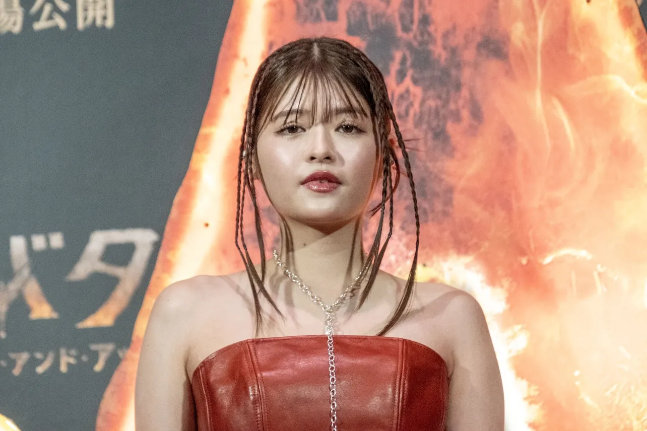 景井ひな(映画「アバター：ファイヤー・アンド・アッシュ」ファイヤーステージイベントより)