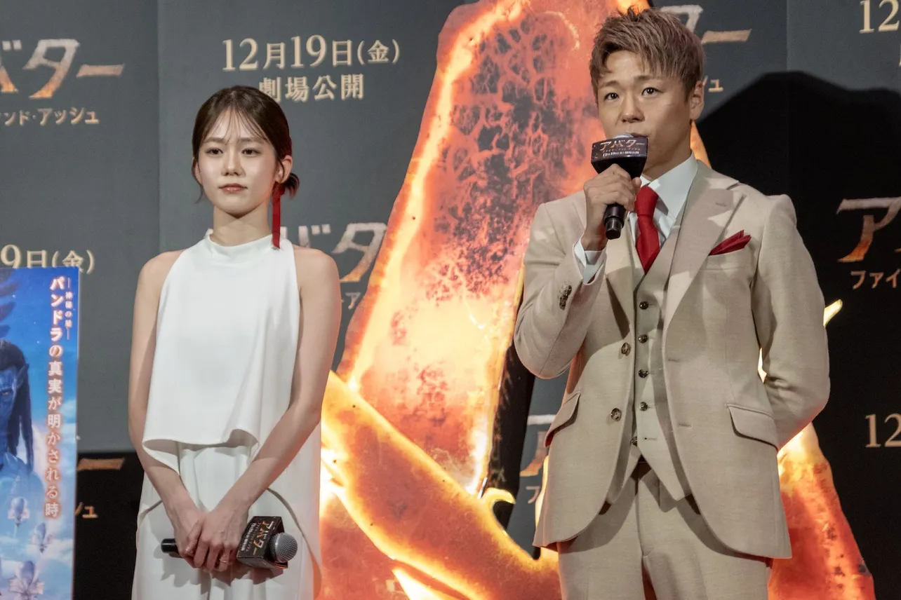 映画「アバター：ファイヤー・アンド・アッシュ」ファイヤーステージイベントより