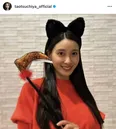 「生まれて初めて猫耳をつけてみました」土屋太鳳、ハロウィーンを楽しむ仮装ショットを披露