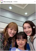 野呂佳代＆戸叶杏が密着する“親子ショット”に「顔立ちが似てる…！」「二人ともかわいい」の声＜フェイクマミー＞