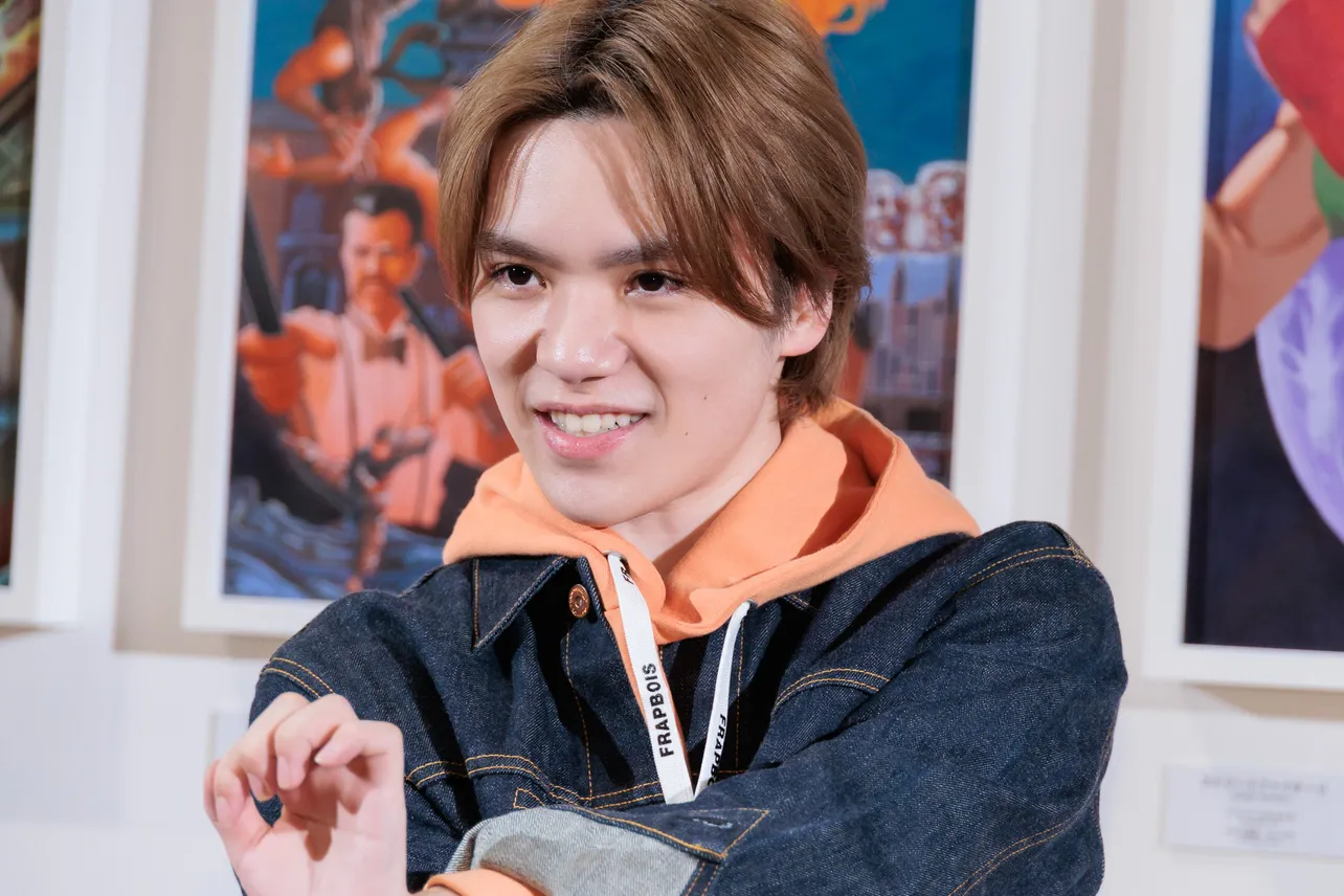 CREATIVE MUSEUM TOKYO「大カプコン展 ―世界を魅了するゲームクリエイション」会場に登場した宇野昌磨