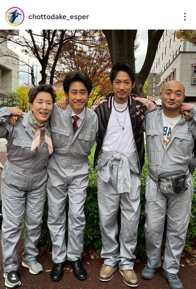 【写真】“市松”北村匠海、せっかくなので“兆社長”岡田将生と社長室で記念写真