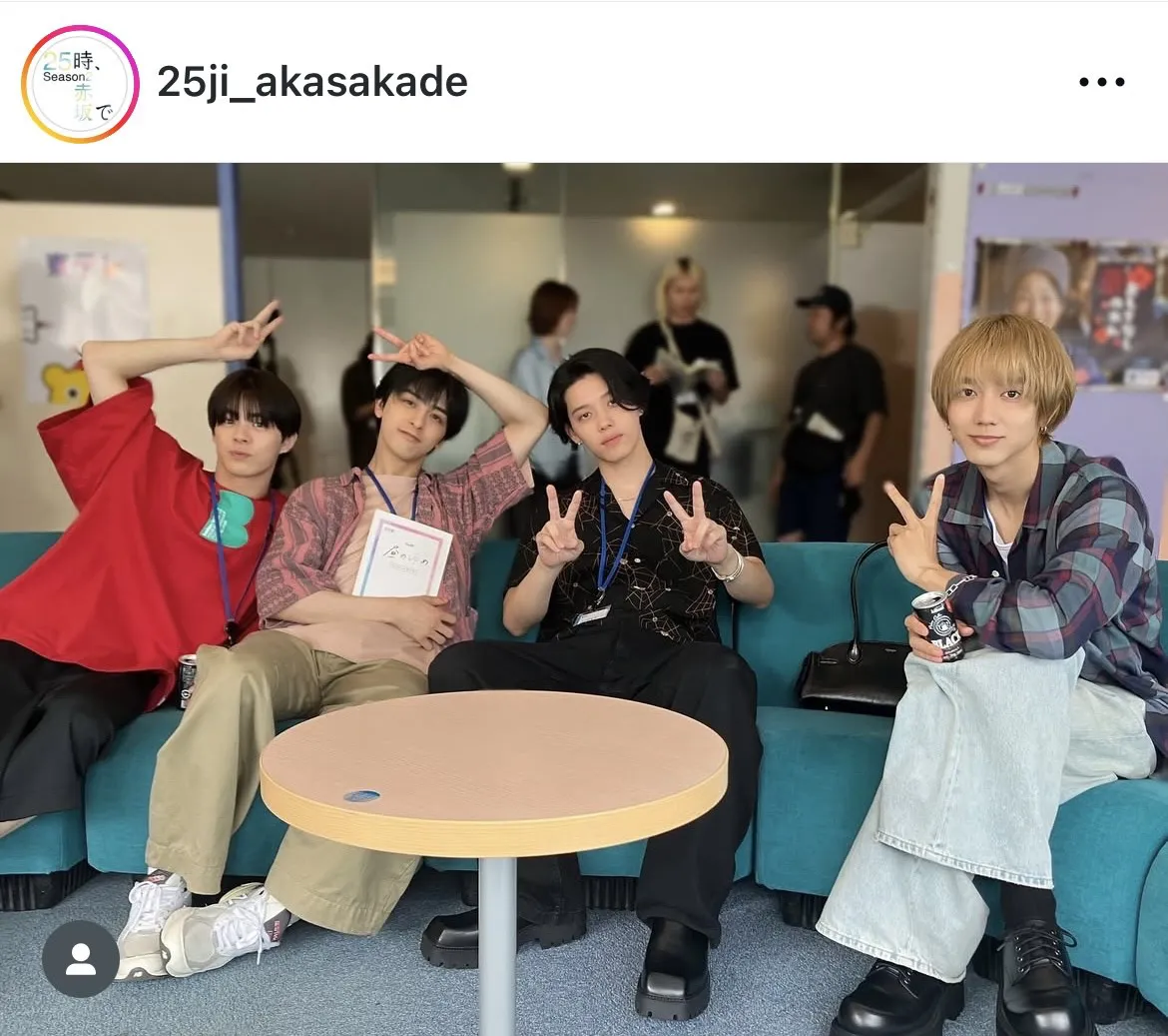 「昼のゆめ」組・駒木根葵汰＆新原泰佑＆宇佐卓真＆南雲奨馬の仲良しオフショット