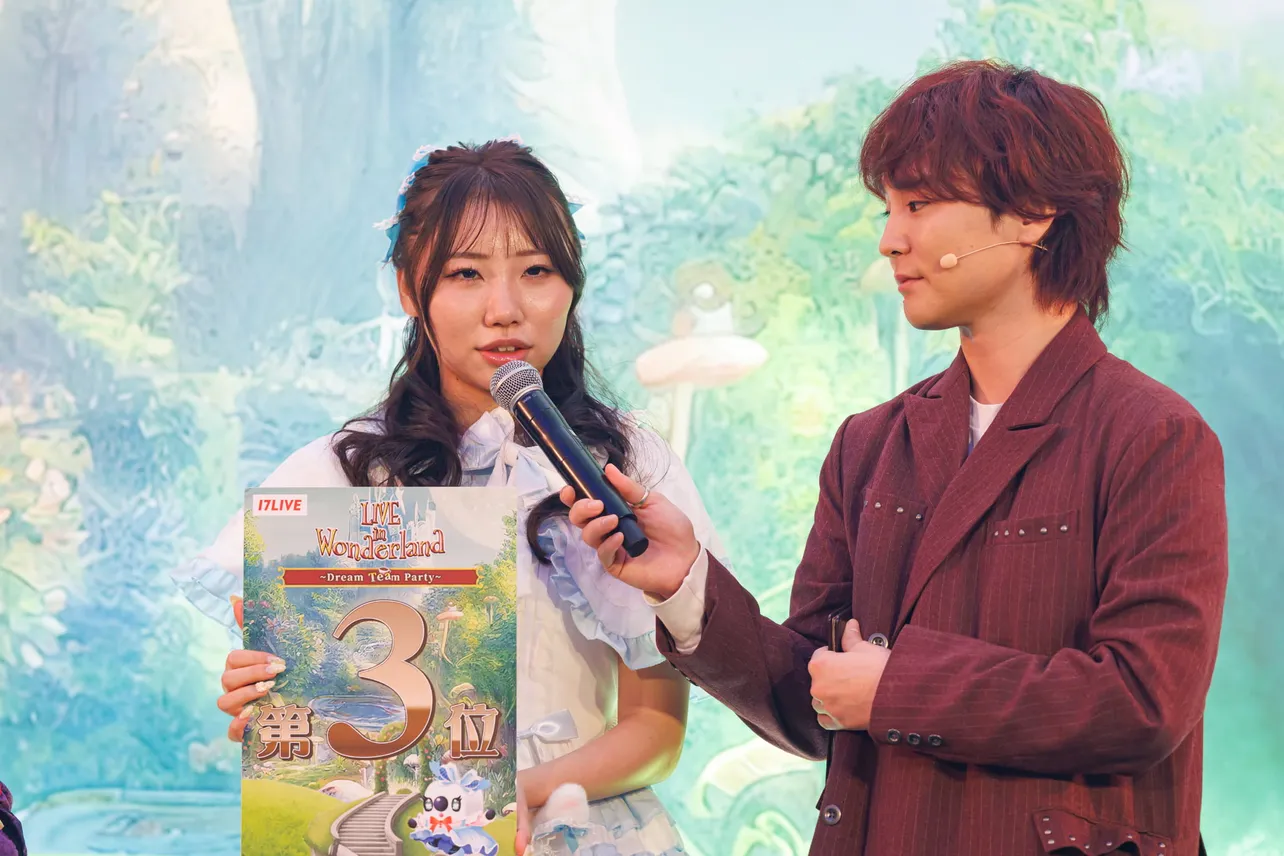 「17LIVE」のリアルイベント『LIVE in Wonderland 〜Dream Team Party〜』より