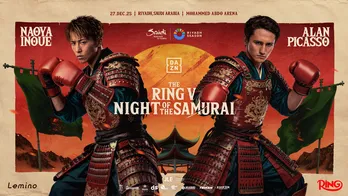 井上尚弥選手、中谷潤人選手ら日本人トップ選手が参戦する「THE RING V: NIGHT OF THE SAMURAI」公式イベントをLeminoで国内独占生配信