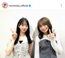 元乃木坂46・堀未央奈、秋元真夏と久々の「まなみお」ショット