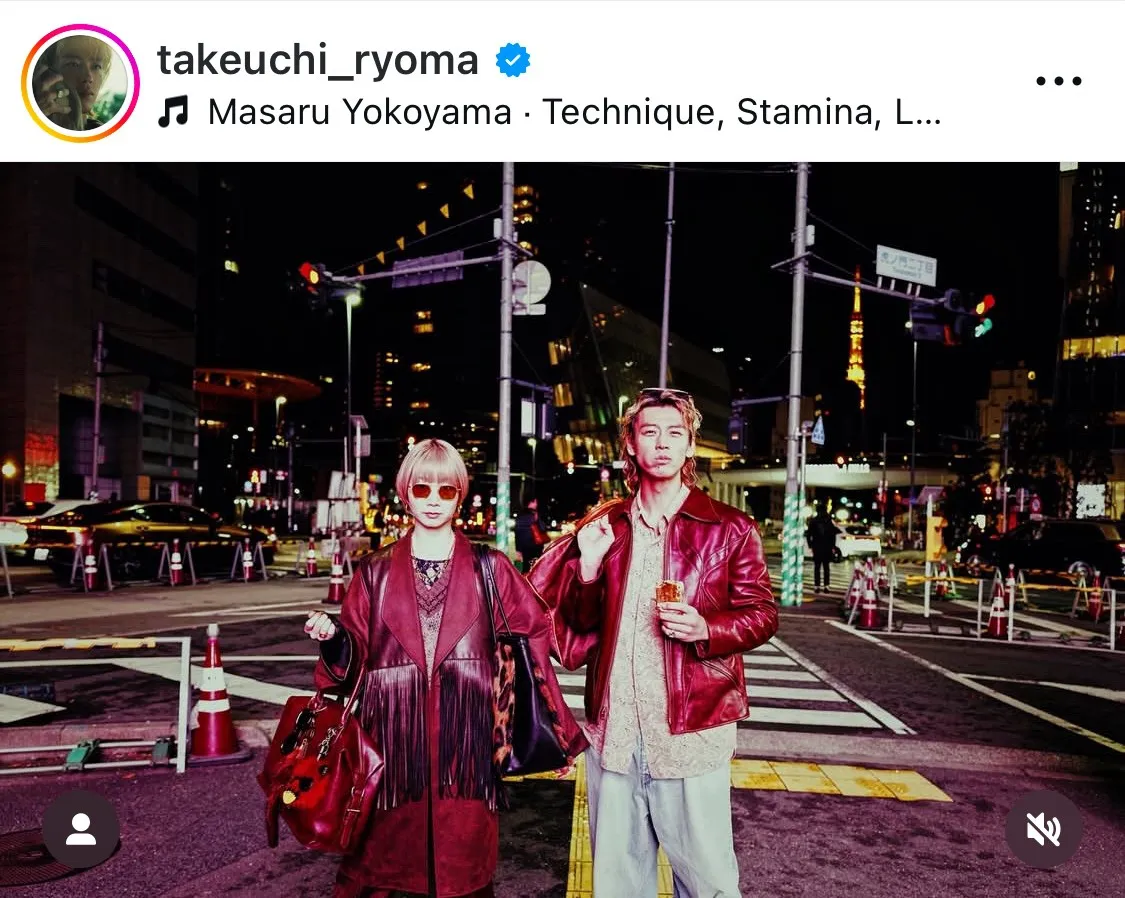 【写真】Netflixドラマ「10DANCE」出演の竹内涼真、朝ドラ出演女優・土居志央梨と仲良しツーショット