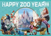 【写真】ズートピアの仲間が大集合　「ズートピア２」謹賀新年ポストカード