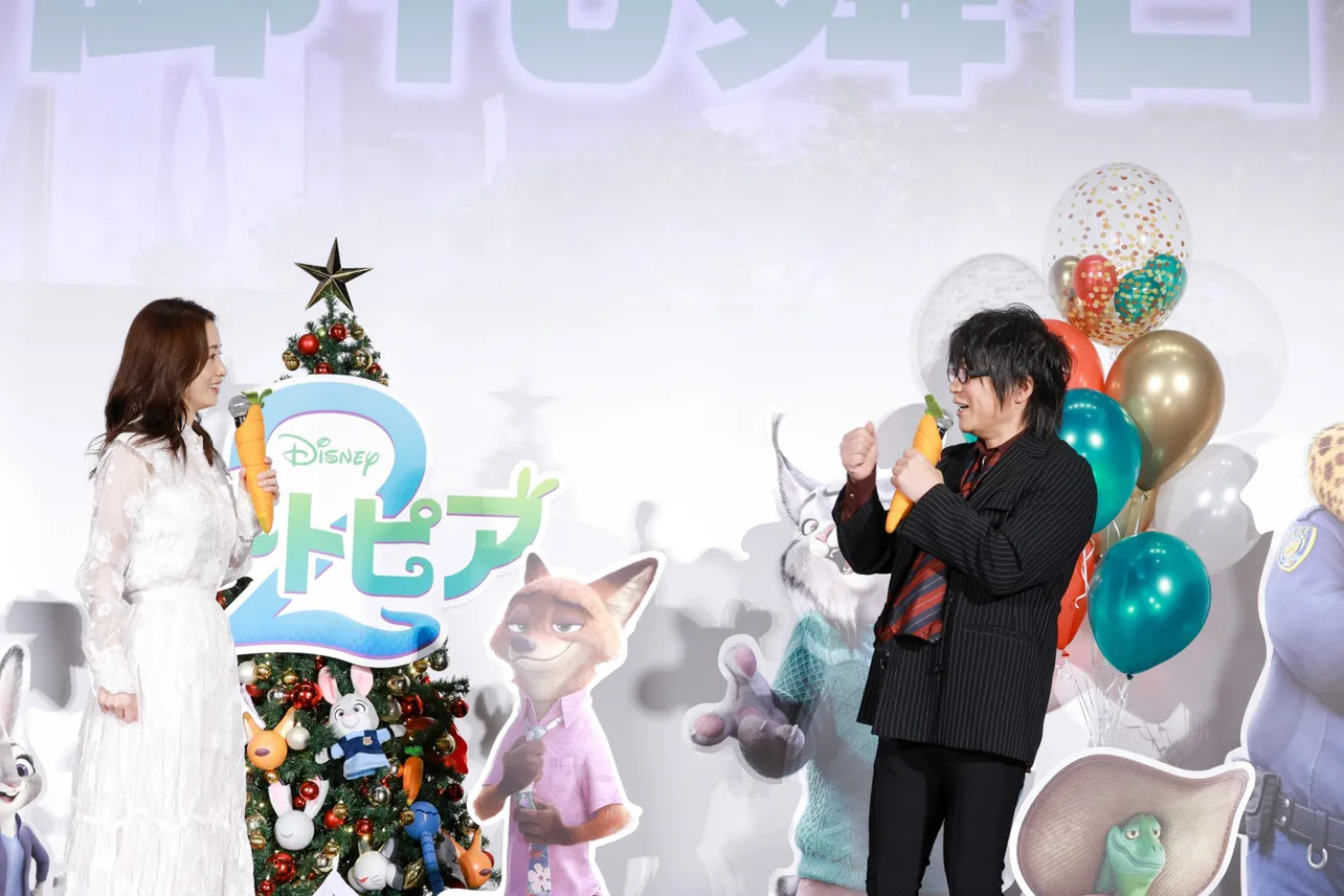 映画「ズートピア２」大ヒット御礼舞台あいさつより