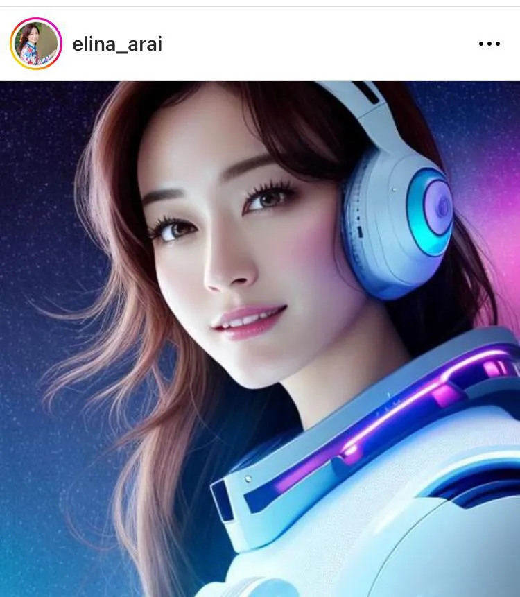 ※新井恵理那公式Instagram(elina_arai)のスクリーンショット