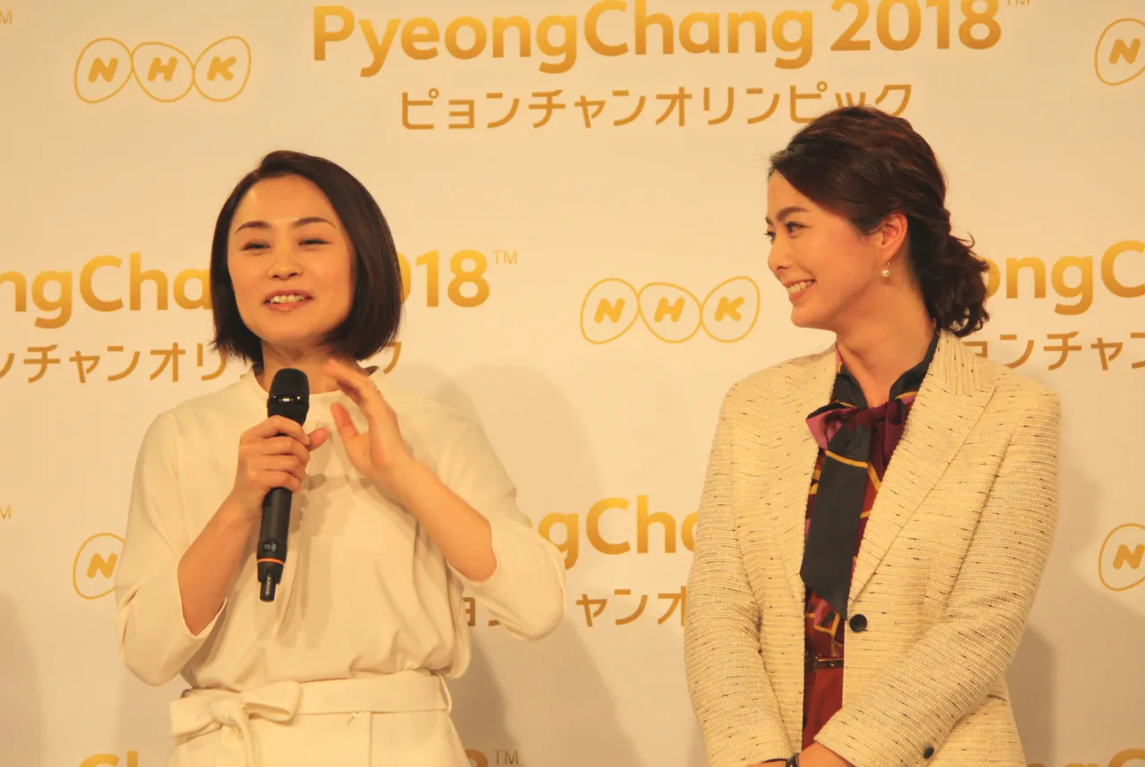 ソチオリンピックで4位入賞後に杉浦アナにインタビューされたという上村愛子が当時を笑顔で振り返る