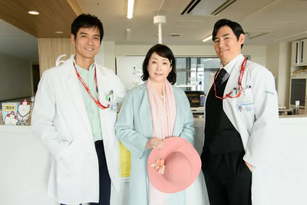 「DOCTORS」に出演する沢村一樹、松坂慶子、高嶋政伸