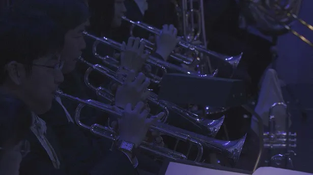 演奏する東京フィルハーモニー交響楽団