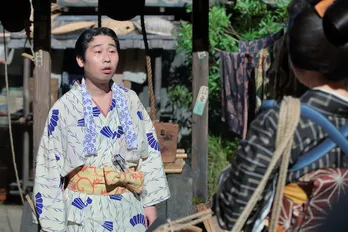 「わろてんか」キースとアサリのコンビが復活！収録現場でもイチャイチャ!?