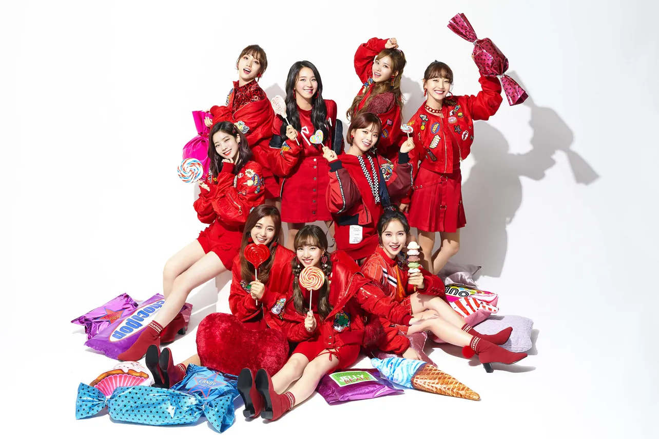 2月7日にシングル「Candy Pop」をリリースするガールズグループ・TWICE