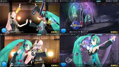 「初音ミク -Project DIVA- 2nd（仮）」のゲーム画面