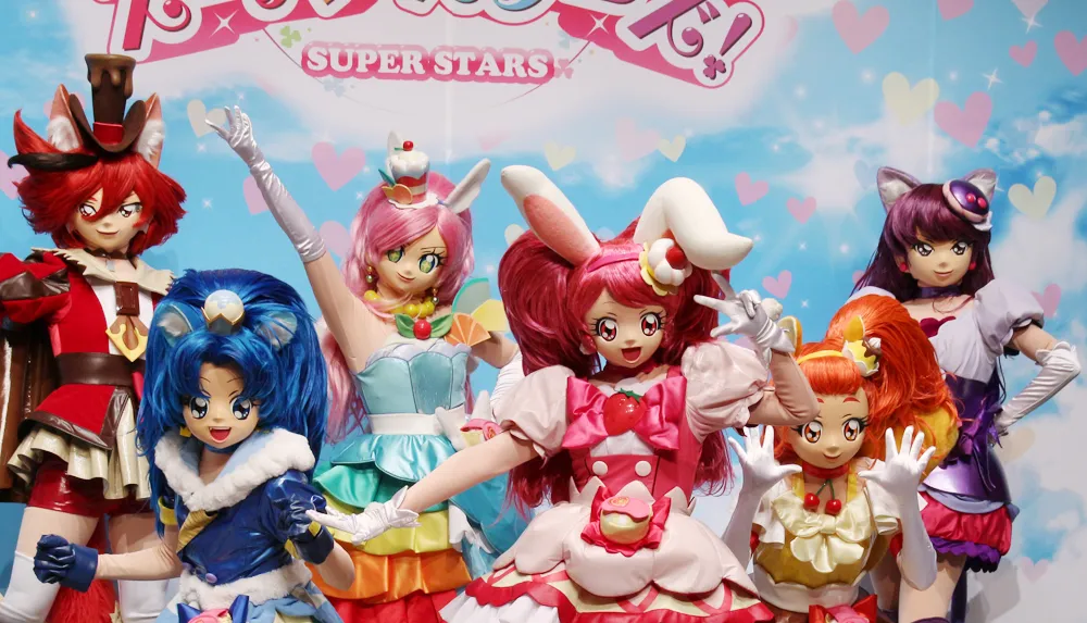 会見には12人のプリキュアが登場！