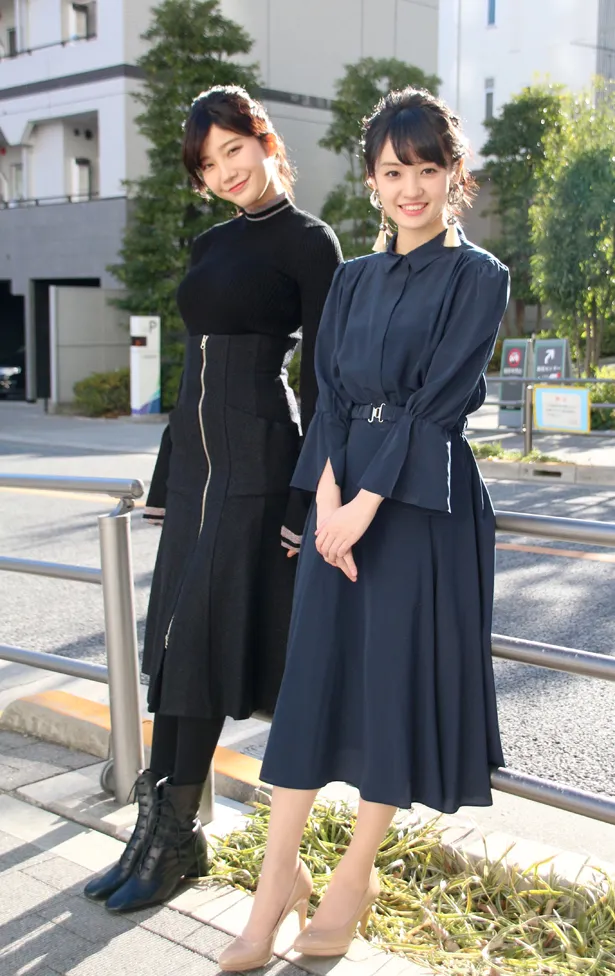 小倉と咲良は終始笑顔でインタビューに応えてくれた