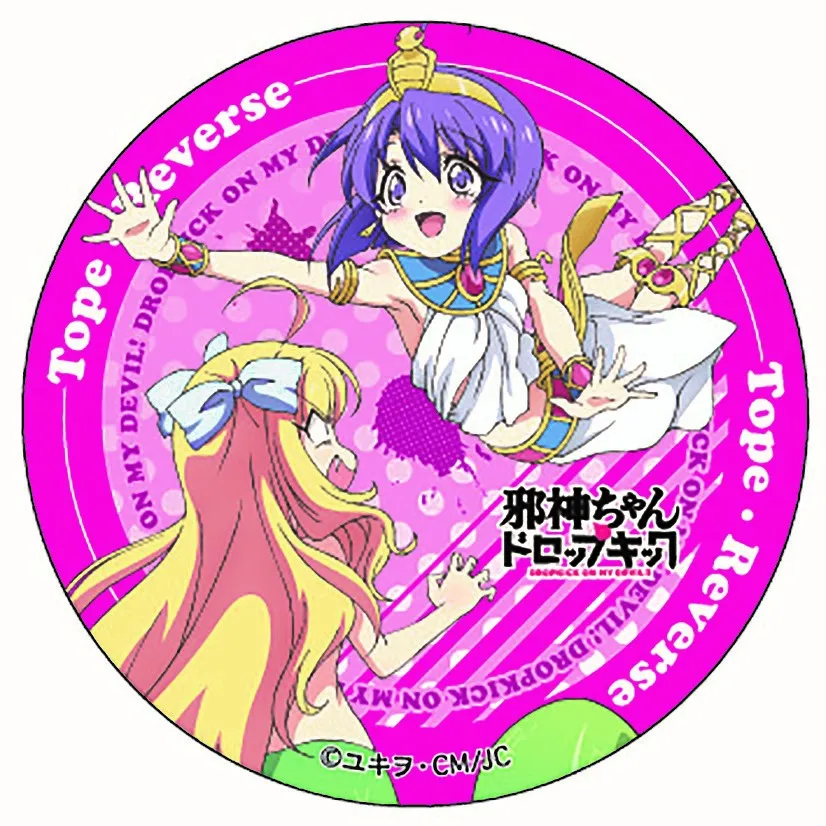 「AnimeJapan2018」のBSフジブースで販売されるデザイン缶バッジ