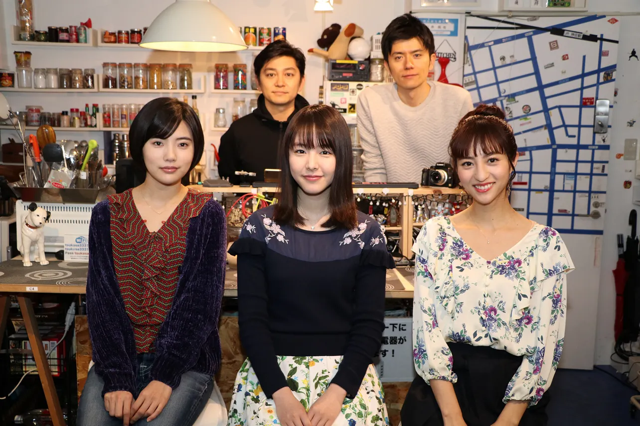 ドラマ「トドメの接吻」に出演中の(左から)山本亜依、唐田えりか、堀田茜がゲストで登場！