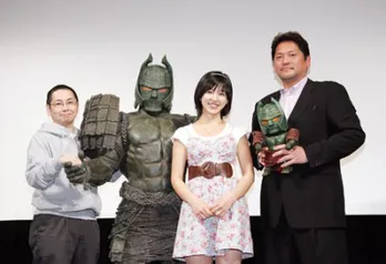 大魔神×大魔神! ドラマ「大魔神カノン」完成披露試写会で夢の共演!!