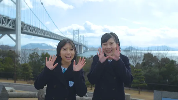 【写真を見る】榊美優(左)と張織慧(右)は香川、徳島、愛媛へ