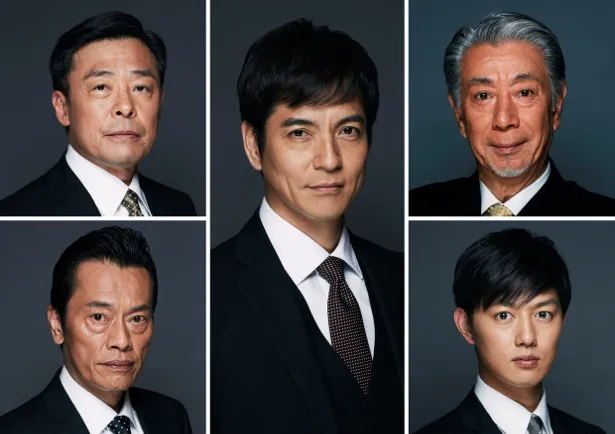 (写真左から)光石研、遠藤憲一、沢村一樹、高田純次、工藤阿須加
