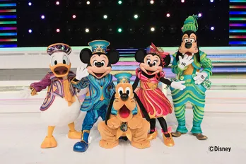 「MステSP」生放送直前！　ミッキーマウスらディズニーの仲間たちがスタジオに集結