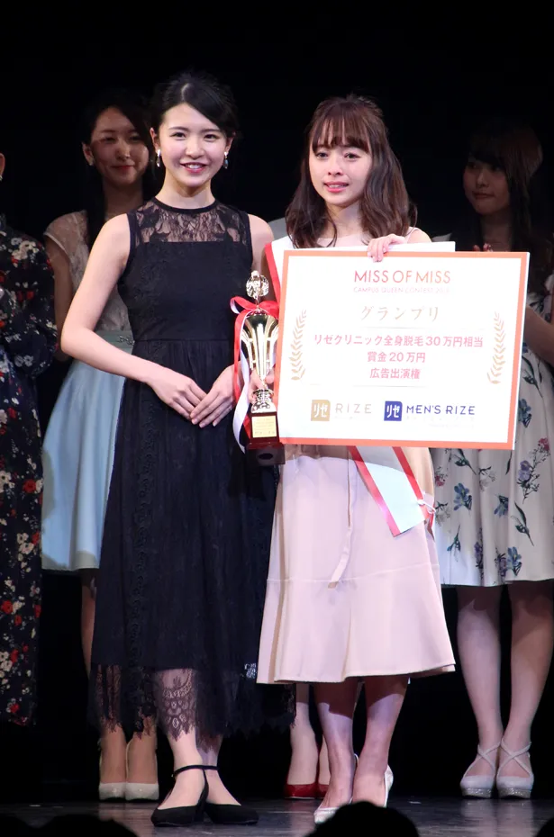 「Miss of Miss CAMPUS QUEEN CONTEST 2018」グランプリ：黒口那津さん(駒澤大学)