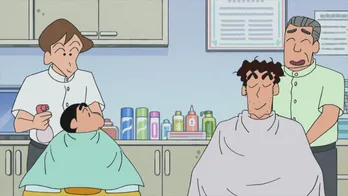 「クレヨンしんちゃん」野原ひろしが念願のサラサラヘアに!?